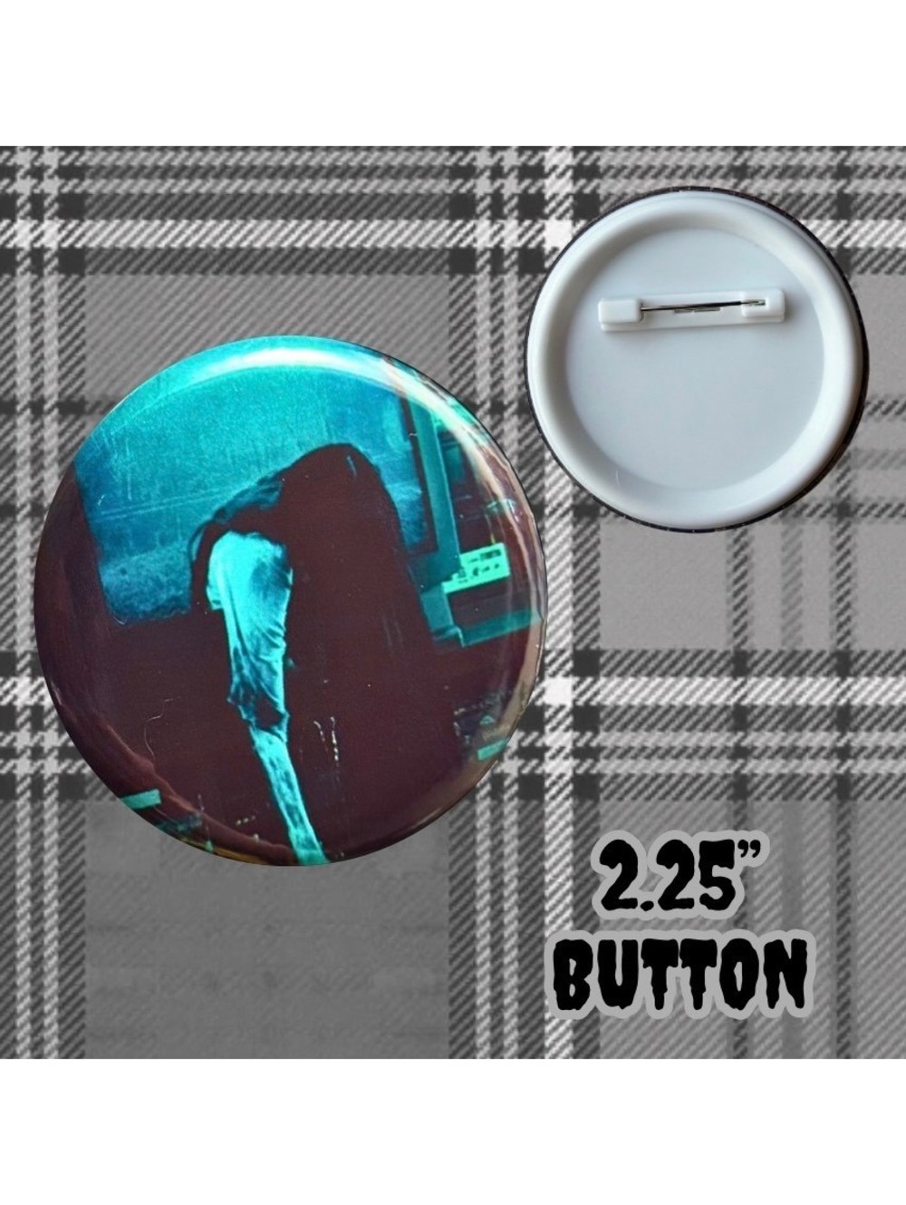 The Ring Inspired 2.25" Handmade Button